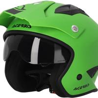 CASCO JET ARIA acerbis TG M verde caschi moto