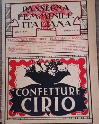 Rassegna femminile italiana 1931
