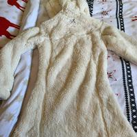 Cappottino peluche bianco avorio