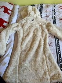 Cappottino peluche bianco avorio