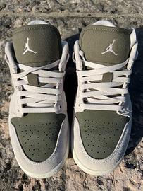 Air Jordan 1 low - 42 - olive green