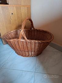cesta in vimini " cavagna " 