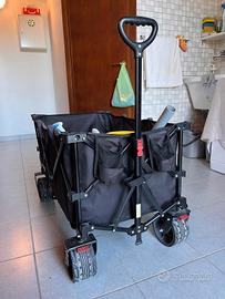 Carrello pieghevole 200L da campeggio, spiaggia e 