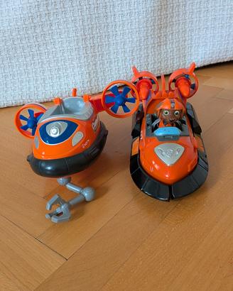 Zuma con 2 veicoli Paw Patrol 