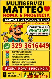 multiservizi Roma  sgombero cantine +ristrutturazi
