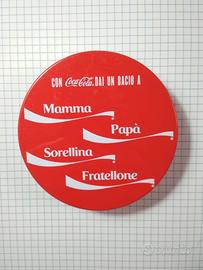 COCA COLA Dai un Bacio a. SET 4 SOTTOBICCHIERI
