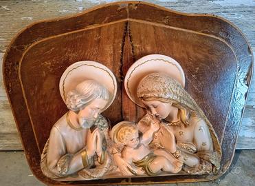 Sacra Famiglia in ceramica 