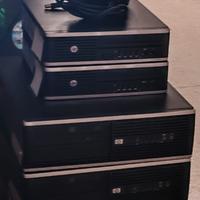 computer da ufficio hp con schermo e accesori