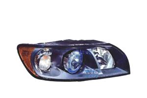 FANALE DESTRO PER VOLVO S40 V50 FONDO NERO H7 HB3