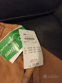 nuove pantalone tg xs con tasche zip tg XS/S