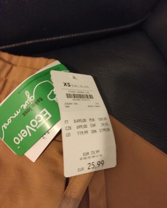 nuove pantalone tg xs con tasche zip tg XS/S