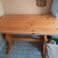 tavolo con 2 sedie di abete puro 