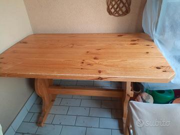 tavolo con 2 sedie di abete puro 