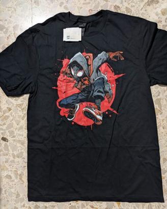 T-shirt nuova Qwertee MILES Morales M