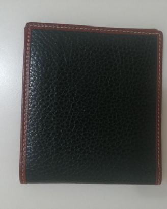 Portafoglio da uomo in pelle nera