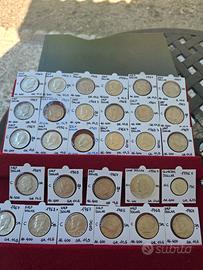 lotto monete srgento u.s.a argento 400