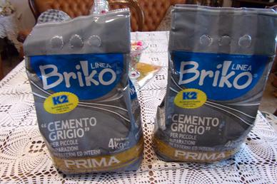 2 buste da 4 kg Cemento grigio piccole riparazioni