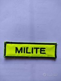 Patch MILITE ambulanza 118 velcro