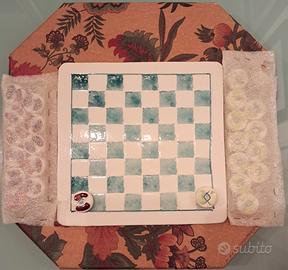 Set di dama in ceramica