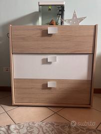 Armadio e cassettiera cameretta