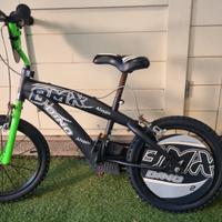 Dino Bikes Bicicletta BMX 16" Nero-Verde 