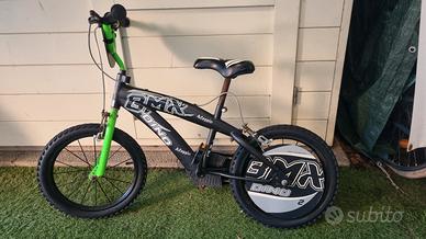 Dino Bikes Bicicletta BMX 16" Nero-Verde 