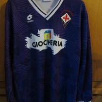 maglia calcio vintage Fiorentina 91/92 allenamento
