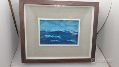 quadro dipinto ad olio, mare mosso 