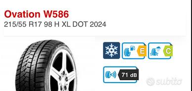 Pneumatici gomme invernali 215/55 R17