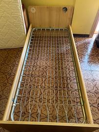 Struttura lettino +rete+materasso