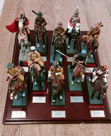 10 soldatini a cavallo di piombo De Agostini da co