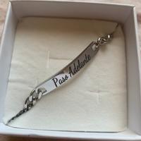 Bracciale della Steel con scritta paso adelante