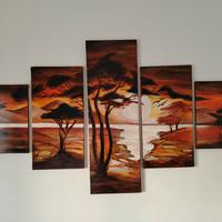 Quadro dipinto olio su tela da artista sarda.