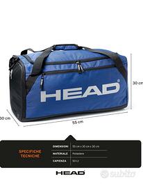 borsone head palestra impermeabile 50lt