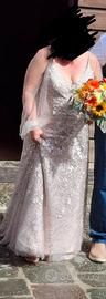 abito da sposa taglia 48/50