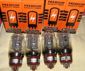 QUARTETTO SELEZIONATO KT66 TAD PREMIUM NUOVE  GEC