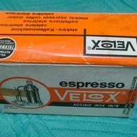 caffettiera da viaggio Velox Ferrara anni 50