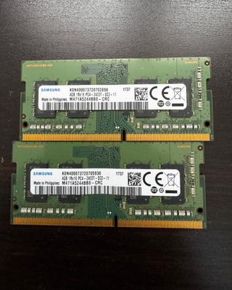 RAM Samsung 8GB DDR4 2400MHz SO-DIMM Notebook