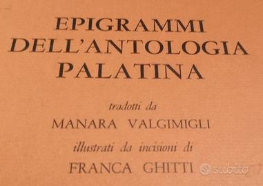 Epigrammi dell'antologia palatina