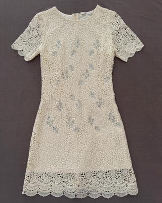 Vestito Elegante in Pizzo PACCIO con Strass - S