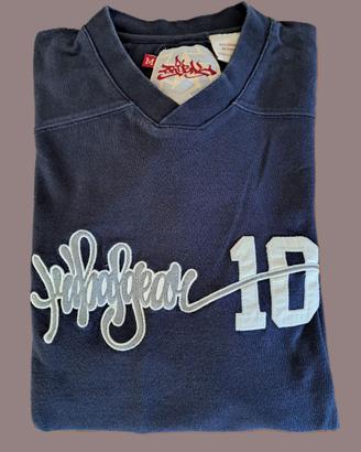 Felpa Blu Tribal streetwear vintage tg. M