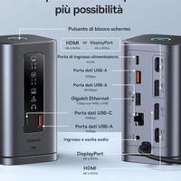 Baseus Docking Station, Spacemate Serie 11 in 1 Do