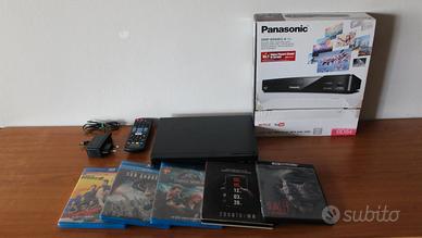 lettore Blu-ray DMP-BD84EG-K Panasonic con 5 film