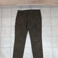 Cargo Pant Three-Stroke Casual Khaki Moda Italia 