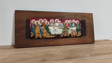 Oggetto di arte sacra chiesa Ultima cena Gesu