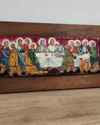 Oggetto di arte sacra chiesa Ultima cena Gesu