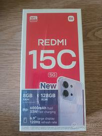 redmi 15C  8gb RAM 128 GB  sigillato
