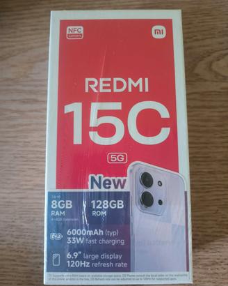 redmi 15C  8gb RAM 128 GB  sigillato