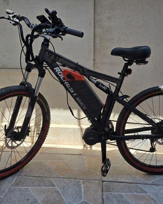bicicletta Rockrider con motore bafang