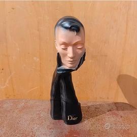 Manichino Busto Gesso Dior Dipinto A Mano Vintage